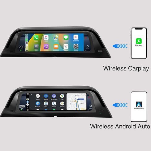 Heads Up Dispaly with Air Vent​ for Tesla Model Y 2019-2024 & Model 3 2017-2023 9.66" Screen - Wireless CarPlay Android Auto, Blind Spot,Anti-Glare Screen in Kuwait