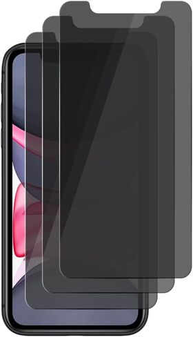 3 Pack Privacy Screen Protector for iPhone XR (6.1") / iPhone 11 (6.1") in Saudi Arabia