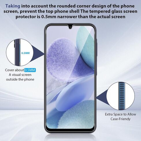 3 Pack Compatible With Samsung Galaxy A25 Screen Protector Privacy Samsung A25 Screen Protector Anti-Spy,Sensitive Touch,Anti-Scratch,Shock Resistant,Full Coverage in Kuwait