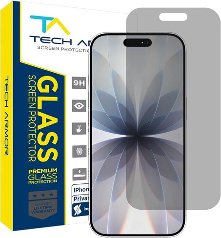 زجاج الخصوصية Tech Armor لهاتف iPhone 17، واقي شاشة باليستي، عبوة واحدة in Saudi Arabia