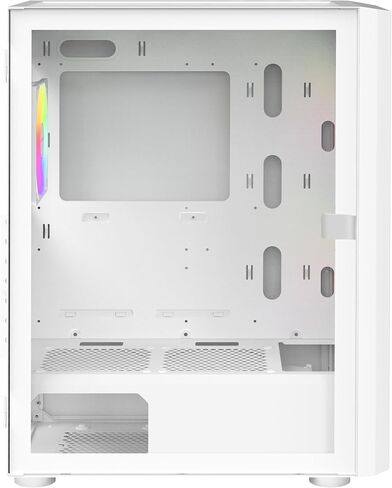 Montech X2 Plus ATX Mid-Tower Computer Case Tempered Glass Side Panel Desktop Chassis Bundle with MONTECH HyperFlow Digital 240mm Radiator CPU AIO Cooler White in Saudi Arabia