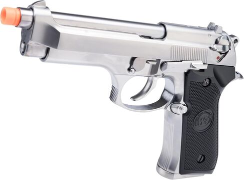 Evike Airsoft - WE-Tech Metal Heavy Weight M9 Professional Practice Gas Blowback Airsoft Pistol (Color: Silver) - (PID: 33096) in Saudi Arabia