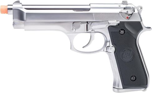 Evike Airsoft - WE-Tech Metal Heavy Weight M9 Professional Practice Gas Blowback Airsoft Pistol (Color: Silver) - (PID: 33096) in Saudi Arabia