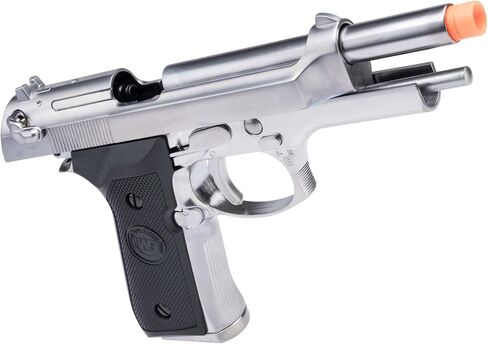 Evike Airsoft - WE-Tech Metal Heavy Weight M9 Professional Practice Gas Blowback Airsoft Pistol (Color: Silver) - (PID: 33096) in Saudi Arabia