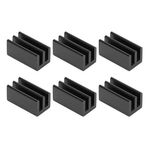 20-Pack Slotted Aluminum Heat Sink, 8x8x16mm in Saudi Arabia
