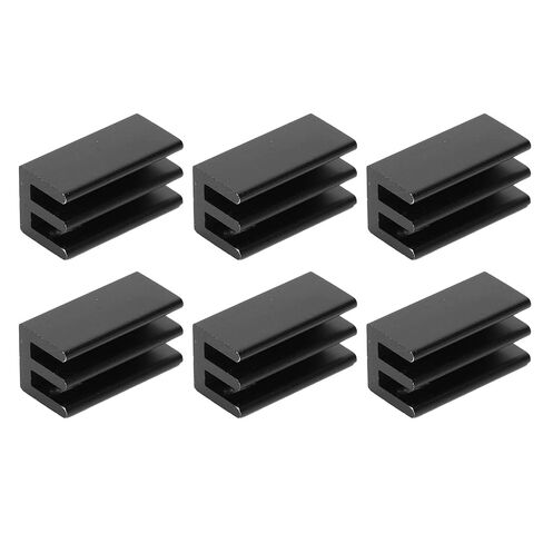 20-Pack Slotted Aluminum Heat Sink, 8x8x16mm in Saudi Arabia