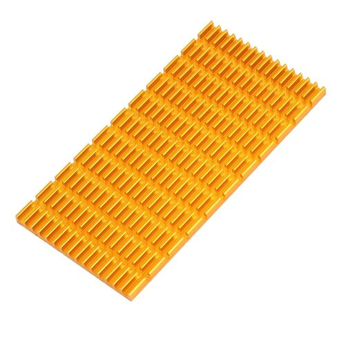 Aluminum Heat Sink Cooling Board, Slotted Fine Tooth Rows, 2-Pack in Saudi Arabia