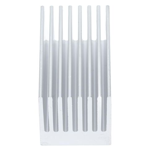 5Pcs Aluminum Heatsink Kit, 51.6x28x28mm Anodized Black in Saudi Arabia