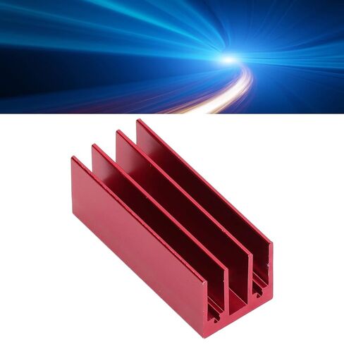 10Pcs Aluminum Heat Sink Kit, 40x16x16mm Anodized Cooling Fin in Saudi Arabia