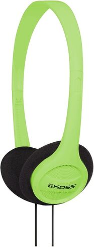 Koss KPH7G Portable On-Ear Headphone with Adjustable Headband - Green, 8.7 x 6.2 x 2.0 in Saudi Arabia
