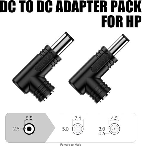 SlimQ 240W GaN Charger Bundle for HP Omen and Victus Gaming Laptops, Includes F240 DC Charger and HP Adapter Tip, Compact Replacement Power Adapter with 2 USB-C Ports for Travel and Office in Saudi Arabia