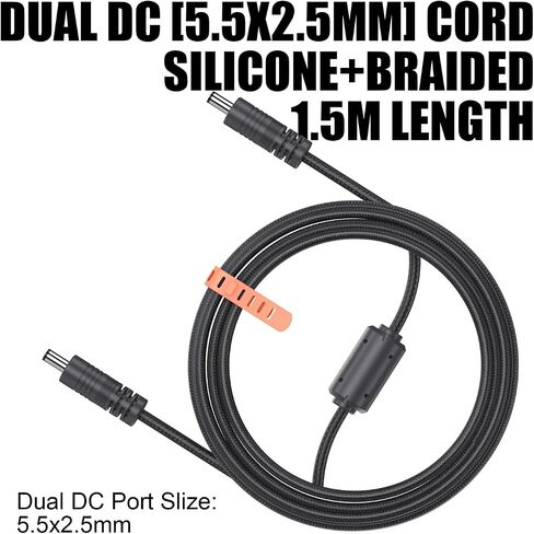 SlimQ 240W GaN Charger Bundle for HP Omen and Victus Gaming Laptops, Includes F240 DC Charger and HP Adapter Tip, Compact Replacement Power Adapter with 2 USB-C Ports for Travel and Office in Saudi Arabia