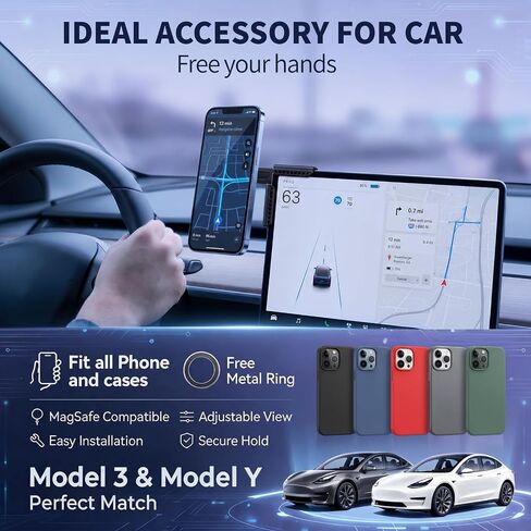 YUHENG Magnet Phone Holder,Clamp-on Screen Phone Holder in Saudi Arabia