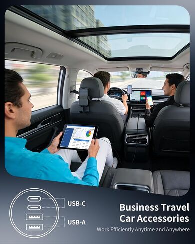 iPhone 18 Pro/18 Pro Max/Duo/17/16 Car Charger, 90W 4Port USB C Car Charger in Saudi Arabia