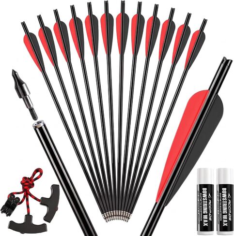 12 Pack Carbon Crossbow Bolts Maintenance Kit in Saudi Arabia
