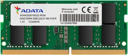 ADATA Premier 16GB (1x16GB) DDR4 3200MHz CL22 PC4-25600 260-Pin SODIMM Memory RAM Single Pack(AD4S320016G22-SGN) in Saudi Arabia