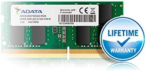 ADATA Premier 16GB (1x16GB) DDR4 3200MHz CL22 PC4-25600 260-Pin SODIMM Memory RAM Single Pack(AD4S320016G22-SGN) in Saudi Arabia