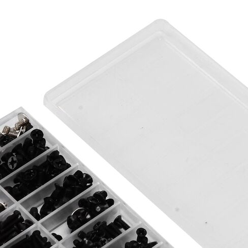 360Pcs Computer Screws Kit, Alloy Steel M2 M2.5 M3 Fastener Set Universal Micro Cross Screw Assortment Set for PC Case, Motherboard, Hard Drive in Saudi Arabia