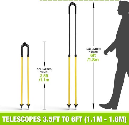 Bipod مسح الإبهام Realease، Bipod الألومنيوم لأعمدة المنشور مسح الأراضي GPS أقطاب محطة إجمالي GPS GNSS قضبان... in Kuwait