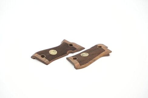 Brand Beretta 81F, 81 FS, 84 F, 84 FS, 84 Cheetah Compatible Walnut Grips in Saudi Arabia