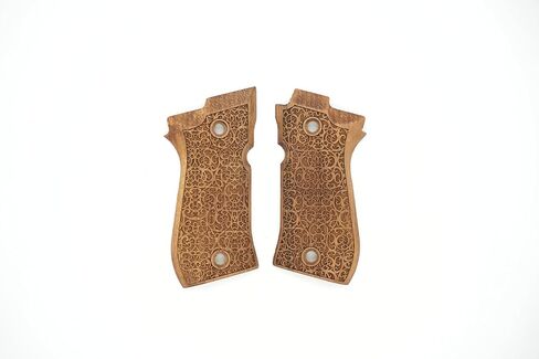 Brand Beretta 81F, 81 FS, 84 F, 84 FS, 84 Cheetah Compatible Walnut Grips in Saudi Arabia