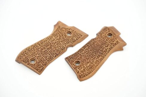 Brand Beretta 81F, 81 FS, 84 F, 84 FS, 84 Cheetah Compatible Walnut Grips in Saudi Arabia