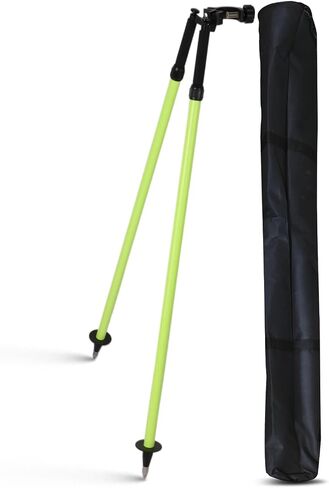 Aluminum Surveying Bipod for Total Station Surveying, Green in Saudi Arabia