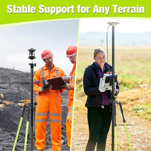 Aluminum Surveying Bipod for Total Station Surveying, Green in Saudi Arabia