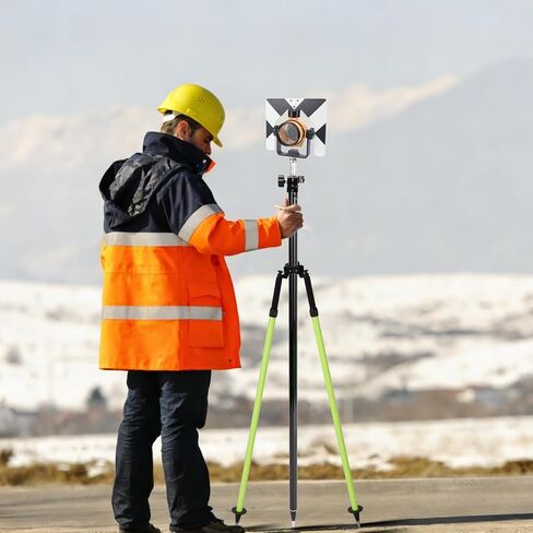 Aluminum Surveying Bipod for Total Station Surveying, Green in Saudi Arabia