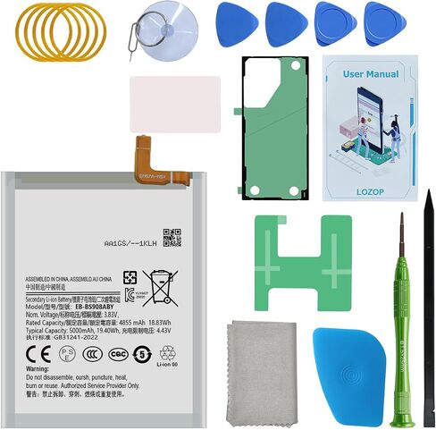 for S22 Ultra Battery EB-BS908ABY Replacement Kits for Samsung Galaxy S22 Ultra 5G SM-S908U/U1/W Series with Repair Tools Kit and User Manual in Saudi Arabia