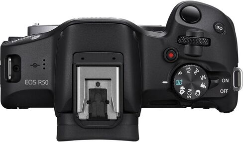 Canon EOS R50 Mirrorless Camera (Black) in Saudi Arabia