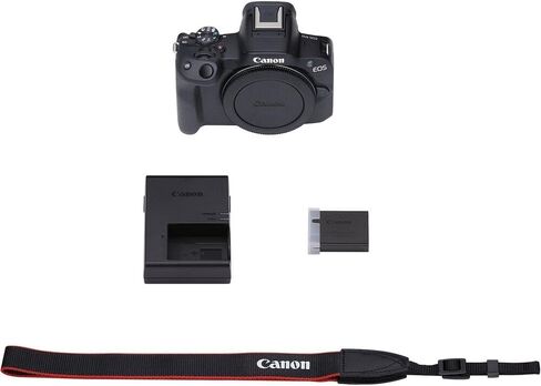 Canon EOS R50 Mirrorless Camera (Black) in Saudi Arabia
