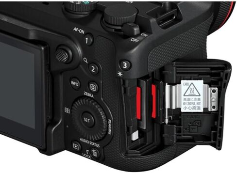 Canon EOS R6 V Mirrorless Camera with 128GB Memory Card + Extra LP-E6P Battery + 200ES Shoulder Bag (4 Items) in Saudi Arabia