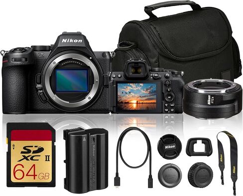 Nikon Z5 II Mirrorless Camera & Mount Adapter & Mount Adapter Bundle in Saudi Arabia