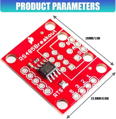 3.3V UART to RS485 SP3485 Communication Module – High-Speed Industrial Data Transmission Converter, Compact PCB for MCU Connectivity and Automation Projects in Saudi Arabia