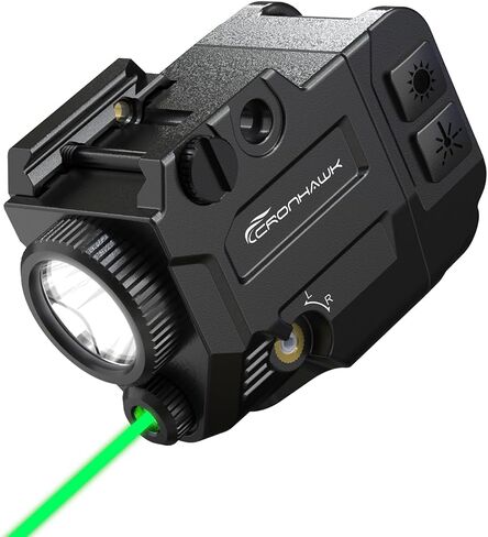 CRONHAWK Pic Rail-Mounted Pistol Green Laser Light Combo in Saudi Arabia