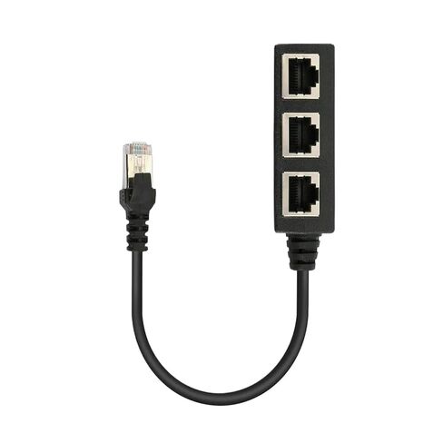3+1 RJ45 Splitter LAN Ethernet Network RJ45 Connector Extender Adapter(1 to 3) in Saudi Arabia