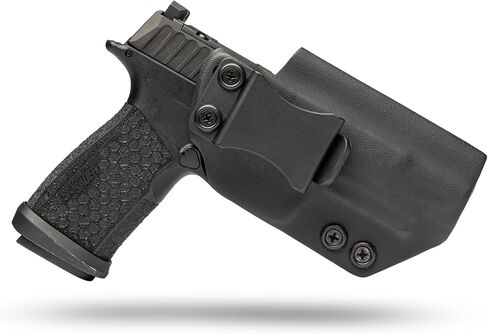 IWB Kydex Holster for Canik TTI Combat Taran Tactical Innovations | Right Hand | Optic Ready RMR Cut | Adjustable Retention | Sweat Guard | Open Muzzle | Made in USA in Saudi Arabia