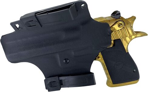 IWB OWB Kydex Holster for Magnum Research Desert Eagle | Right Hand | Optic Ready RMR Cut | Adjustable Retention | Sweat Guard | Open Muzzle | Made in USA in Saudi Arabia