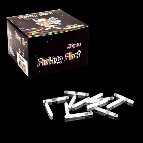 Fun Central U7 50ct 1.5 Inch Mini Glow Sticks Bulk, Emergency Glow Sticks, Glow Stick Party Pack, Cool Glow Sticks, Glow in the Dark Glow Sticks, Concert and Rave Party Glow Sticks - White in Saudi Arabia