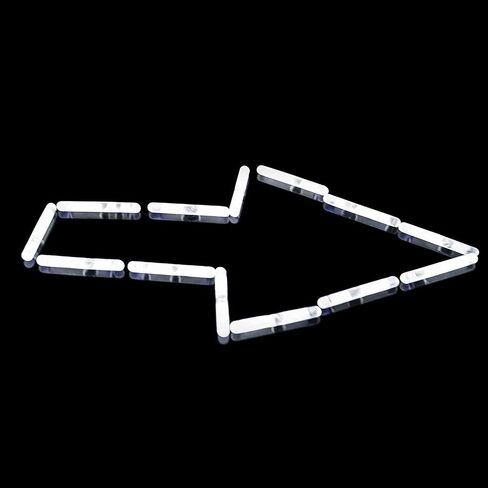 Fun Central U7 50ct 1.5 Inch Mini Glow Sticks Bulk, Emergency Glow Sticks, Glow Stick Party Pack, Cool Glow Sticks, Glow in the Dark Glow Sticks, Concert and Rave Party Glow Sticks - White in Saudi Arabia