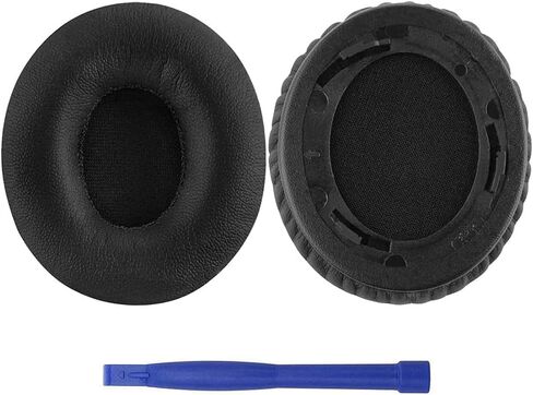 Beats Solo HD Wired Ear Pads, Oval-Shaped Protein Leather Memory Foam Earpads Ear Cushion for Monster Beats Solo HD 1.0 Wired Headphones (Black) in Saudi Arabia