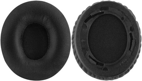 Beats Solo HD Wired Ear Pads, Oval-Shaped Protein Leather Memory Foam Earpads Ear Cushion for Monster Beats Solo HD 1.0 Wired Headphones (Black) in Saudi Arabia