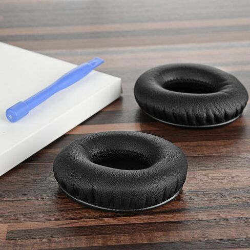Beats Solo HD Wired Ear Pads, Oval-Shaped Protein Leather Memory Foam Earpads Ear Cushion for Monster Beats Solo HD 1.0 Wired Headphones (Black) in Saudi Arabia
