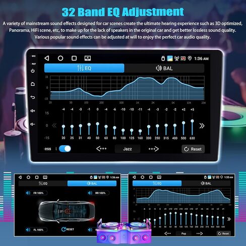 SIXTOP 4G+64G Android Car Stereo Radio for Ford Fiesta 2009-2014 Wireless Carplay Android Auto 9 Inch IPS 1280 * 720 Touchscreen Bluetooth 5.0 GPS Head Unit WiFi 6 FM/RDS EQ SWC AHD Backup Camera in Saudi Arabia