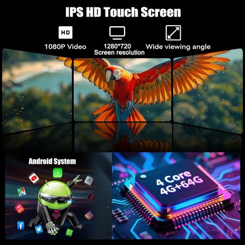 SIXTOP 4+64G Android Car Stereo Radio for Hyundai Sonata NF 2004-2008 Wireless Carplay Android Auto 9 inch IPS Touch Screen Bluetooth 5.0 GPS Navigation FM/RDS 32EQ WiFi Mirror Link AHD Rear Camera in Saudi Arabia