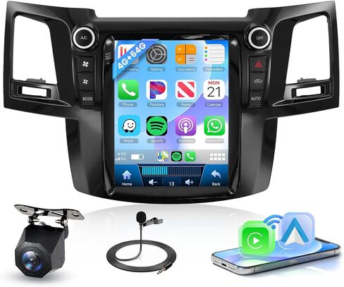 4+64G Android Car Radio Stereo for Toyota Hilux 2005-2014 in Saudi Arabia