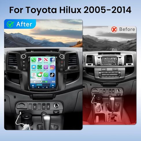 4+64G Android Car Radio Stereo for Toyota Hilux 2005-2014 in Saudi Arabia