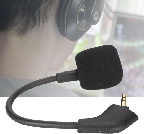 3.5mm Plug Microphone Noise Canceling Replacement 360° Rotatable Headset Microphone for Hyper X Old Gen 1 / II (Pre-2022 Models Only)/Core in Saudi Arabia