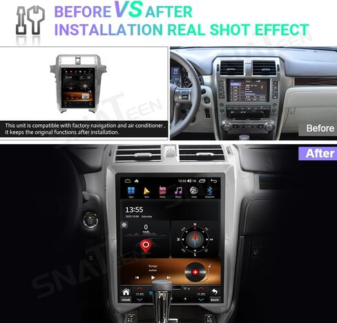 15.6 inch Tesla Screen Car Radio Stereo for Lexus GXGX400 GX460 2010-2022 GPS Navigation DSP in Dash Headunit Multimedia Player CarPlay AutoRadio (8-128GB) in Saudi Arabia
